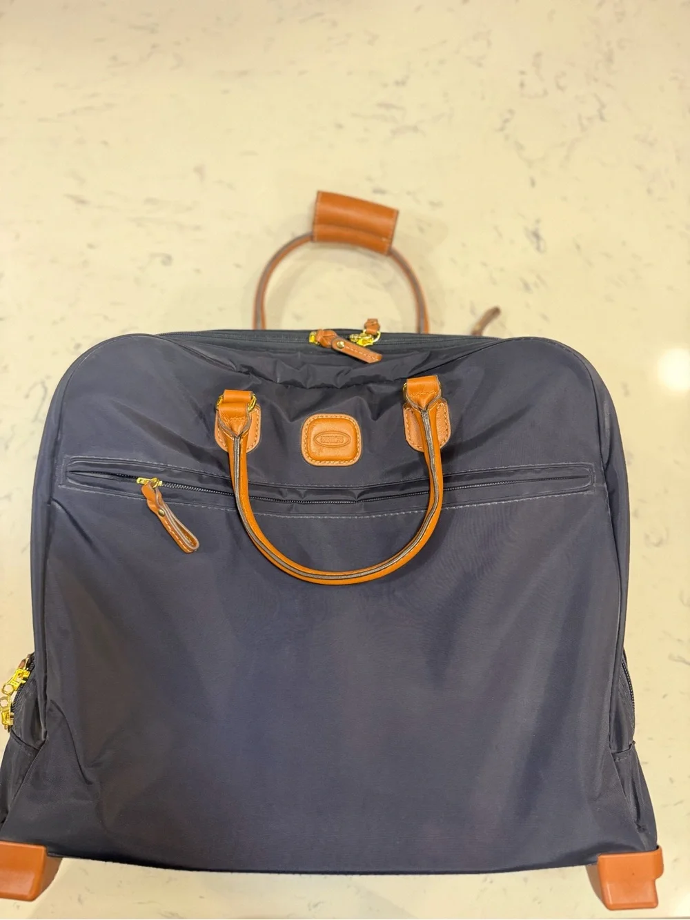 Bric's X Travel Pilot Case - Blue Briefcase with Spinner Wheels NEW